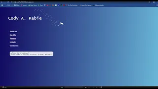 Portfolio Webpage using Python Flask HTML and CSS