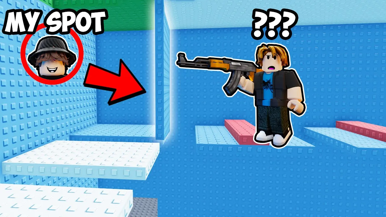 Trolling Players With INSANE Spots In Roblox Hide And Seek Troll Tower..(super funny)