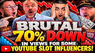 Brutal Up To 70 Down in Views For Some YouTube Slot Influencers Plus The Life of EJ Morrow