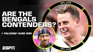 Can the Bengals win the AFC? 👀 + Falcons ’statement win’ against the 49ers | NFL Live