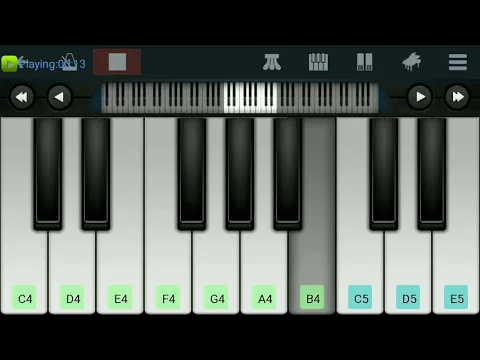 Download MP3 Saal bhar mein sabse pyaara song tutorial on mobile paino app perfect piano