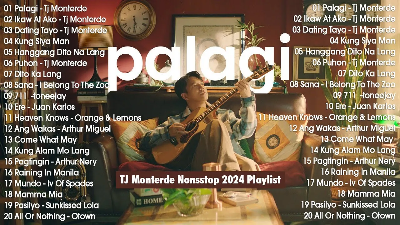 PALAGI - TJ MONTERDE | Best OPM Love Songs With Lyrics | OPM Trending 2024 Playlist #opm #tjmonterde