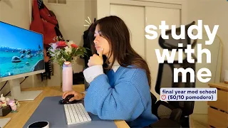 3 HOUR STUDY WITH ME pomodoro real time finals week