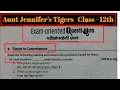 Download Lagu Aunt Jennifer's Tigers Class 12 Question Answer || Aunt Jennifer's Tigers Stanza Based Questions ||