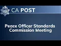 POST Commission Meeting - June 4th 2025
