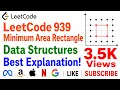 LeetCode 939 Minimum Area Rectangle - Simple Solution Logic Explained With Examples