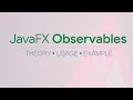 JavaFX Observables - Observe your data