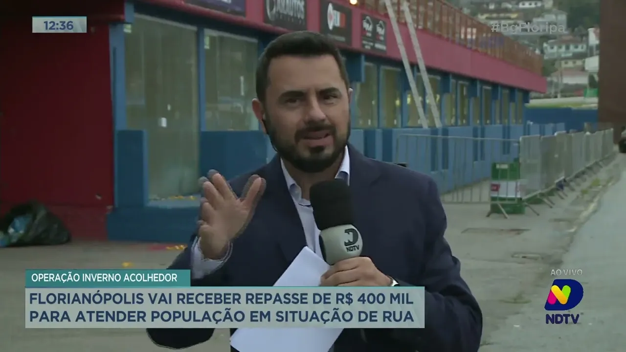 Florianópolis recebe ajuda do Governo Federal para atender população em situação de rua