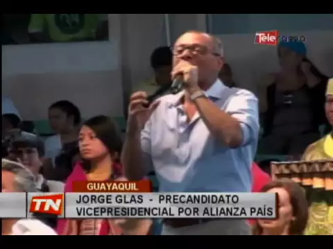 Binomio presidencial de Alianza País recibió apoyo ciudadano