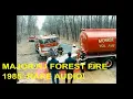 Major Forest Fire Monroe NJ Middlesex County 1985 - Scanner Dispatch Fire Ground Recording