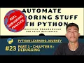 PART I PROGRAMMING FUNDAMENTALS CHAPTER 5 DEBUGGING