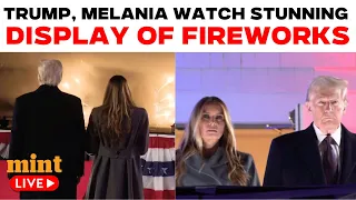 LIVE: Trump Inauguration: Donald & Melania Watch Stunning Fireworks Display As Celebrations Begin!
