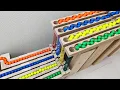 Download Lagu Marble Run Race ☆ HABA Slope + Cuboro + Bornelund Quadrilla + Transparent pipe