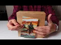 Caja de madera para postales