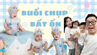 Buổi chụp BẤT ỔN - Leo đình công, Bống hóa cô bé Noel | LongLinhfamily #longlinhfamily