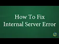 How to fix the 500 Internal Server Error in WordPress by WP Support