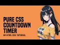 Countdown Timer With Pure CSS