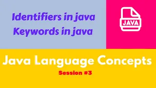Session 3 Java Identifiers Reserved words in Java Reserved keywords and Reserved literals
