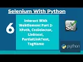 Web Element In Selenium With Python Part 2 - XPath CssSelector LinkText PartialLinkText TagName