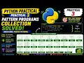 Python Practical 3 25 Pattern Programs in Python Solved Examples