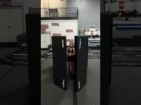 Tumbling In A Tight Space #Challenge #Cheerleading #Flexibility