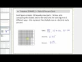 Use a Shaded 10 by 10 Grid to Write a Ratio Decimal and Percent