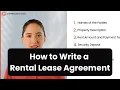 How to Write a Rental Lease Agreement Lawyer Templates Available