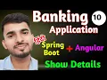 Banking application using Spring Boot Angular Full Stack Project