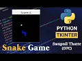 Snake Game using Python Tkinter Swapnil Thatte