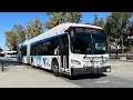 FULL ROUTE Santa Clara VTA New Flyer XDE60 on Route Rapid 523 - to San Jose State