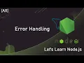 Node js Basic Validation Error Handling