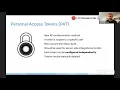 DHIS v2 37 Platform - Personal Access Tokens