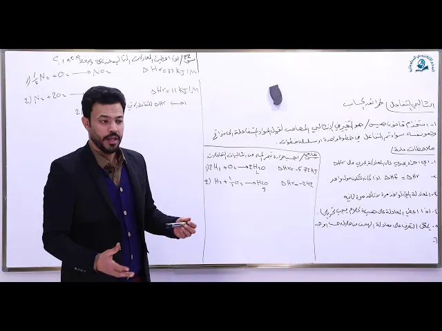 ⁣مادة الكيمياء للصف السادس الاعدادي: التفاعلات الماصة والباعثة للحرارة