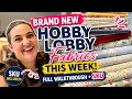 NEW FABRICS at Hobby Lobby Come along and see all of their brand new this week fabrics