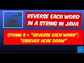 Reverse Each Word In A String in Java
