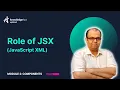 2 3 JSX - React Tutorial for Beginners KnowledgeHut