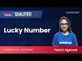 Lucky Number LUCKYNUM SnackDown 21 Qualifiers Solution by CodeChef