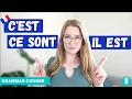 Download Lagu When to use C'EST / CE SONT or IL EST // French Grammar Course // Lesson 8 🇫🇷