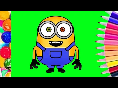 Download MP3 drawing and coloring minion for kids