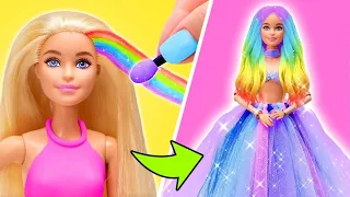 LIVE: 100+ Mini Doll DIYs! 🎀 Tiny Fashion, Food & School Crafts by Slime Sam