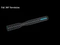 Large Eddy Simulation of an Intermittently Separated Axisymmetric SWBLI at Mach 2 5