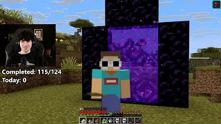 Completing All Minecraft Advancements Blind (No Google or Help) - Day 19