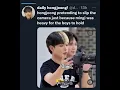 Lagu Hongjoong pretending to slip the camera because Mingi was heavy to hold 😭