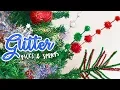 Glitter Picks Sprays for the Christmas Tree DIY Whimsical Dr Seuss Christmas Decor
