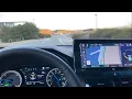 Learn to Use Toyota Dynamic Navigation Head-Up Display Multi-Information Display POV Drive