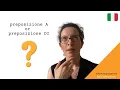 Download Lagu Learn Italian Grammar - Italian verbs with prepositions DI and A
