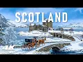 Winter Scotland 4K ❄️ Highlands Peaks, Loch Ness, Snowy Castles in Misty Winter Calm