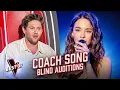 Download Lagu Coaches Surprised by Their OWN SONGS in the Blind Auditions of The Voice
