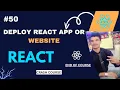Deploy React App or Website Step-by-Step Vercel GitHub Pages Netlify 2025 Guide