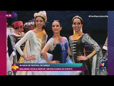 40 anos anos de Festival de Dança: bailarina Cecília Kerche, um dos ícones do evento